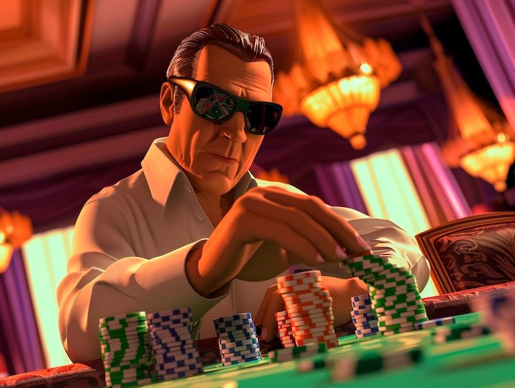 Live blackjack table in Game Demo mode on kingdom4d wap mobile app