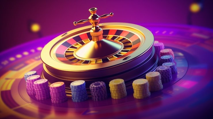 Blackjack table interface showing dealer hand and player betting options